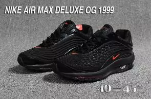 nike air max og deluxe 2018 running chaussures black logo red